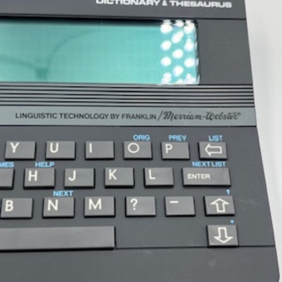 Franklin Language Master Electronic Dictionary Thesaurus And Word Game Player - Picture 5 of 10